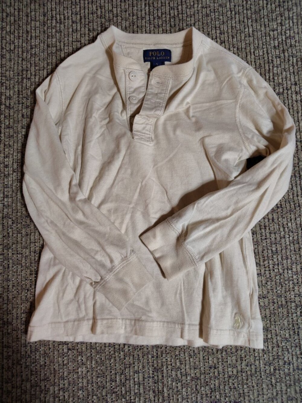 New Polo Ralph Lauren Kids Long Sleeve Three-button Size 5